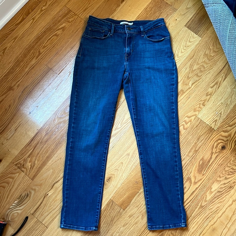 LEVI’S Women’s Mid Rise Skinny Jeans, Medium Wash, Sz 30W, 30L